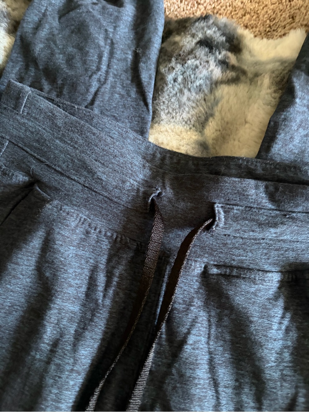 Lululemon Ready to Rulu Jogger Pants Size 2 Heathered Gray Blue - Picture 2 of 5
